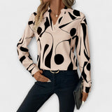 Catarina - Tyylikäs pitkähiha blusa