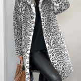 Leia - Pitkä Leopardi-takki