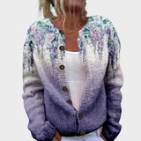 Inês - Syksyinen Kukka-Cardigan