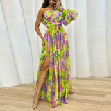 Filippa | Asymmetrinen yhden hihnan mekko