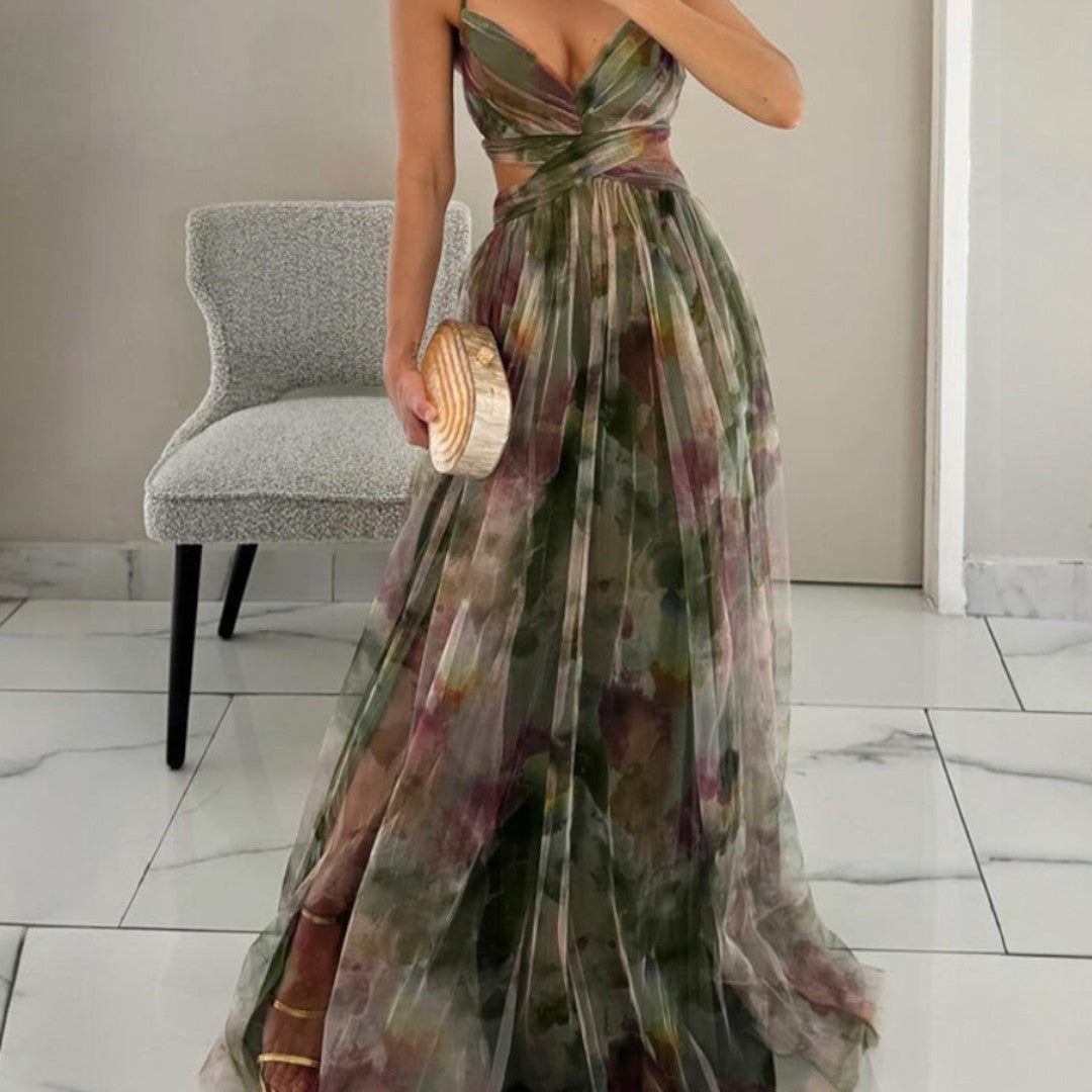 Giselle | Kukallinen maxi-mekko