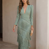 Elegantti Helma Frangeilla - Maison Claire ja Sylvie