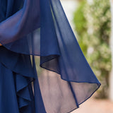 Kaksiosainen Lázaro-asuste elegantista ja hienostuneesta kreppikankaasta