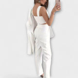 Selina - Conjunto de blazer de 3 peças