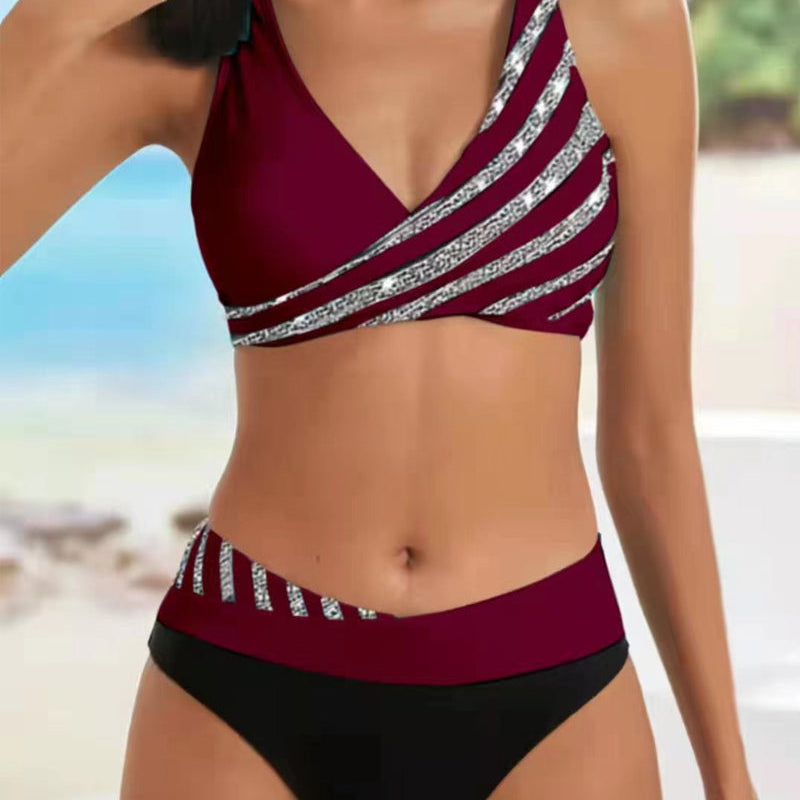 Mona - Bikinikuvio lämpimissä sävyissä