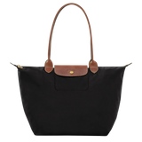 Longchamp - Grande Tote Le Pliage, Musta