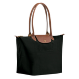 Longchamp - Grande Tote Le Pliage, Musta