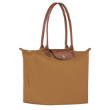 Longchamp - Grande Bolsa Le Pliage, Cor Castanho Claro