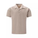 Polo-paita - Rentouttava Jacquard-kangas