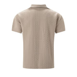 Polo-paita - Rentouttava Jacquard-kangas