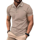Polo-paita - Rentouttava Jacquard-kangas