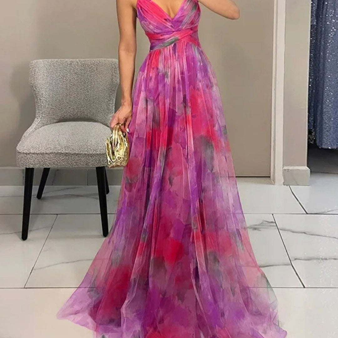 Giselle | Kukallinen maxi-mekko