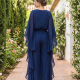 Kaksiosainen Lázaro-asuste elegantista ja hienostuneesta kreppikankaasta