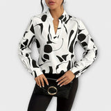 Catarina - Tyylikäs pitkähiha blusa