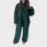 Ingrid - Plus Size Acanalado -yhdistelmä