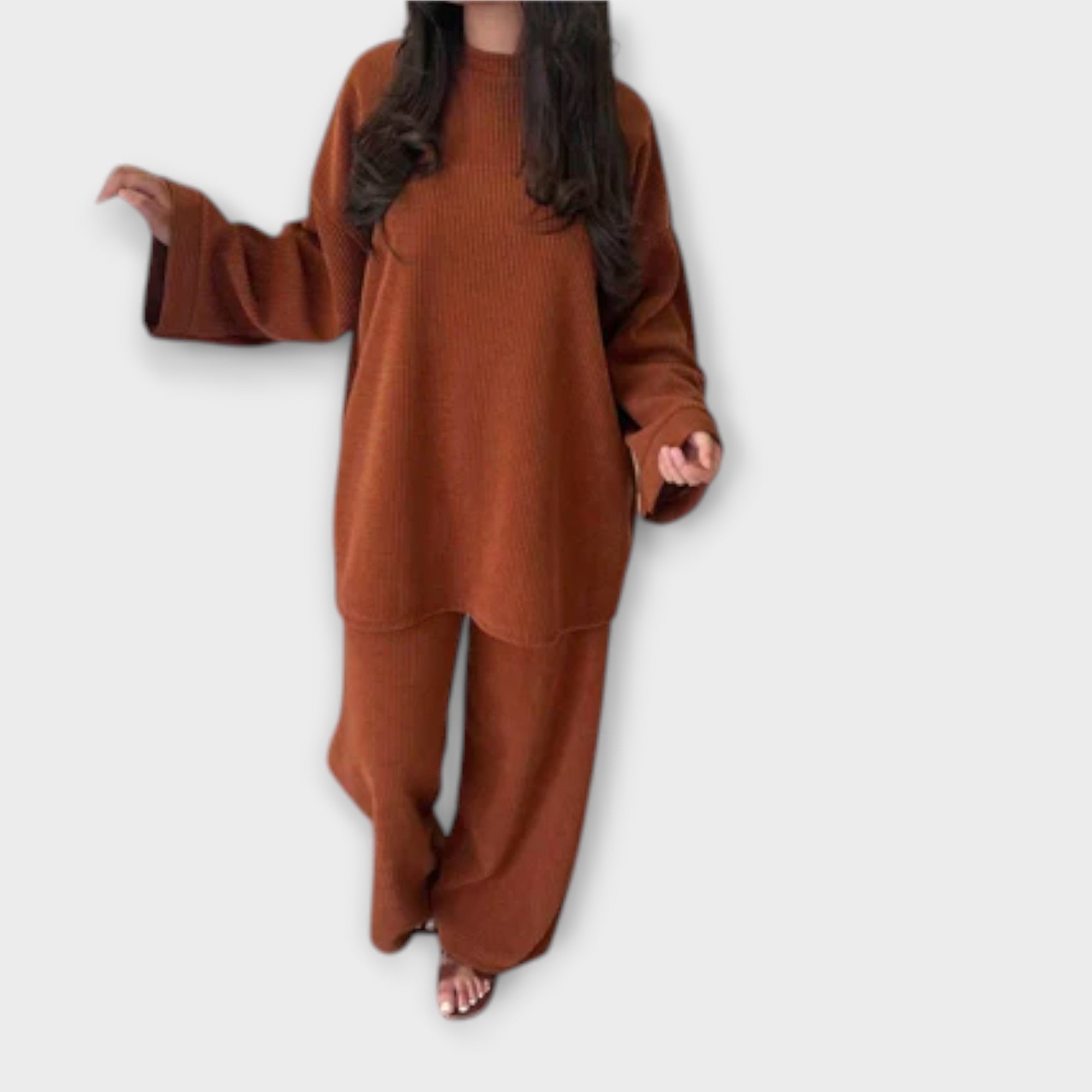 Ingrid - Plus Size Acanalado -yhdistelmä