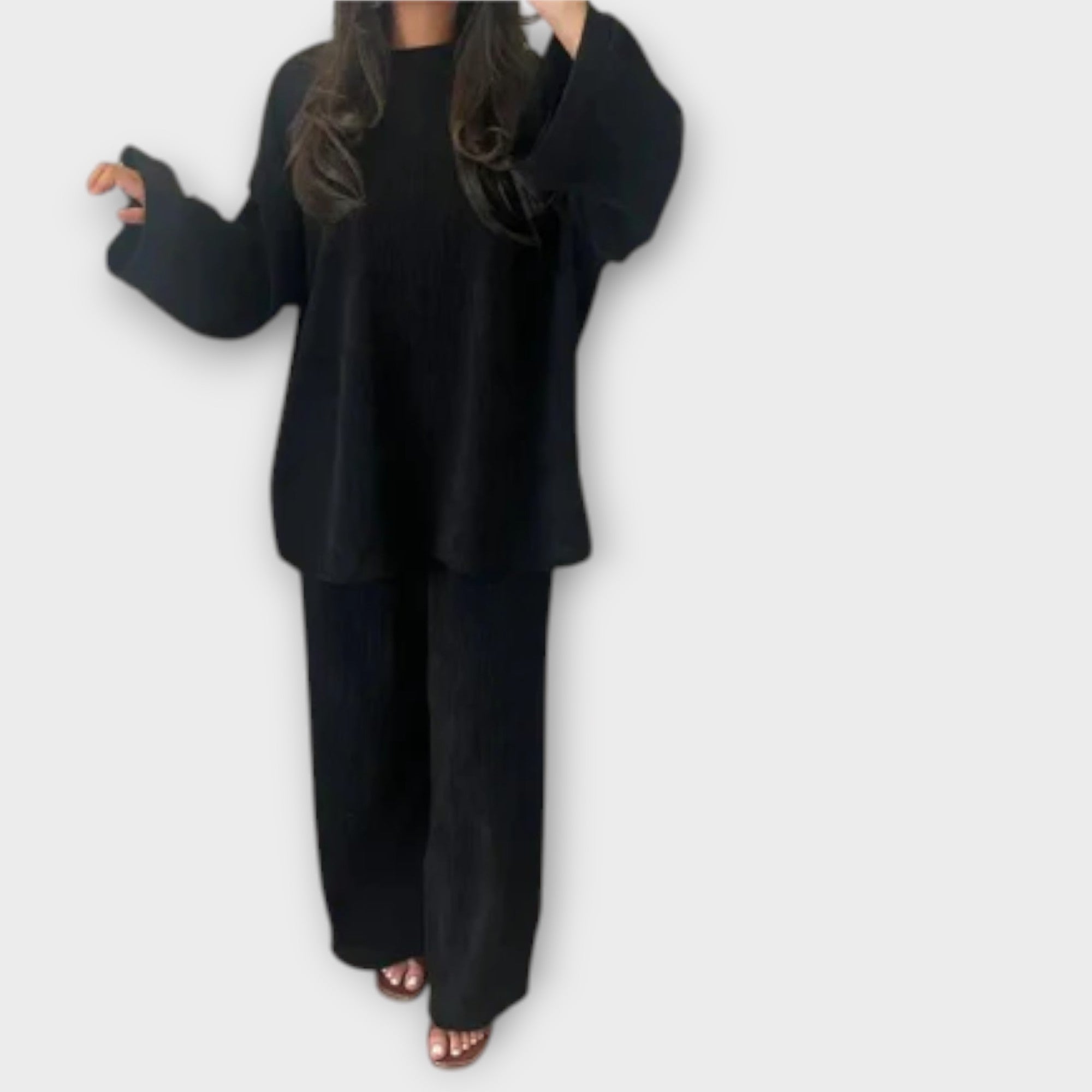 Ingrid - Plus Size Acanalado -yhdistelmä