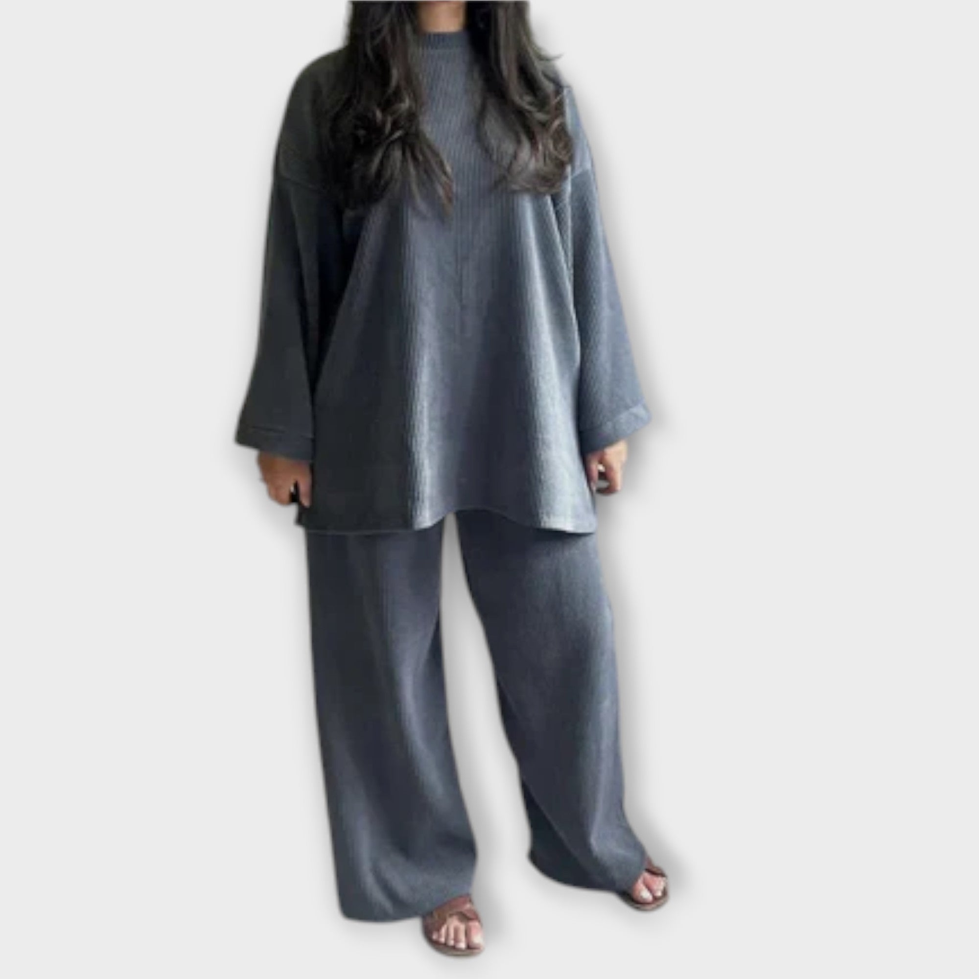 Ingrid - Plus Size Acanalado -yhdistelmä