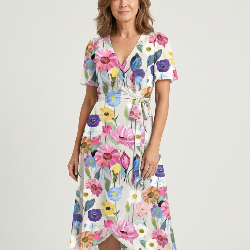 Chloé | Midi Mekko Abstraktilla Kuvioinnilla